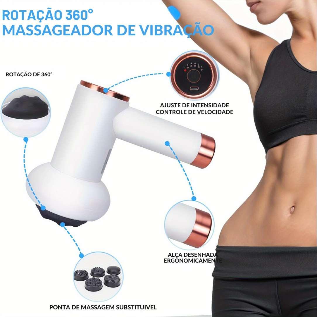 Massageador Elétrico Muscular Vibratório Corporal: Relaxamento e Bem-Estar em Casa - ORIENTE PRIME