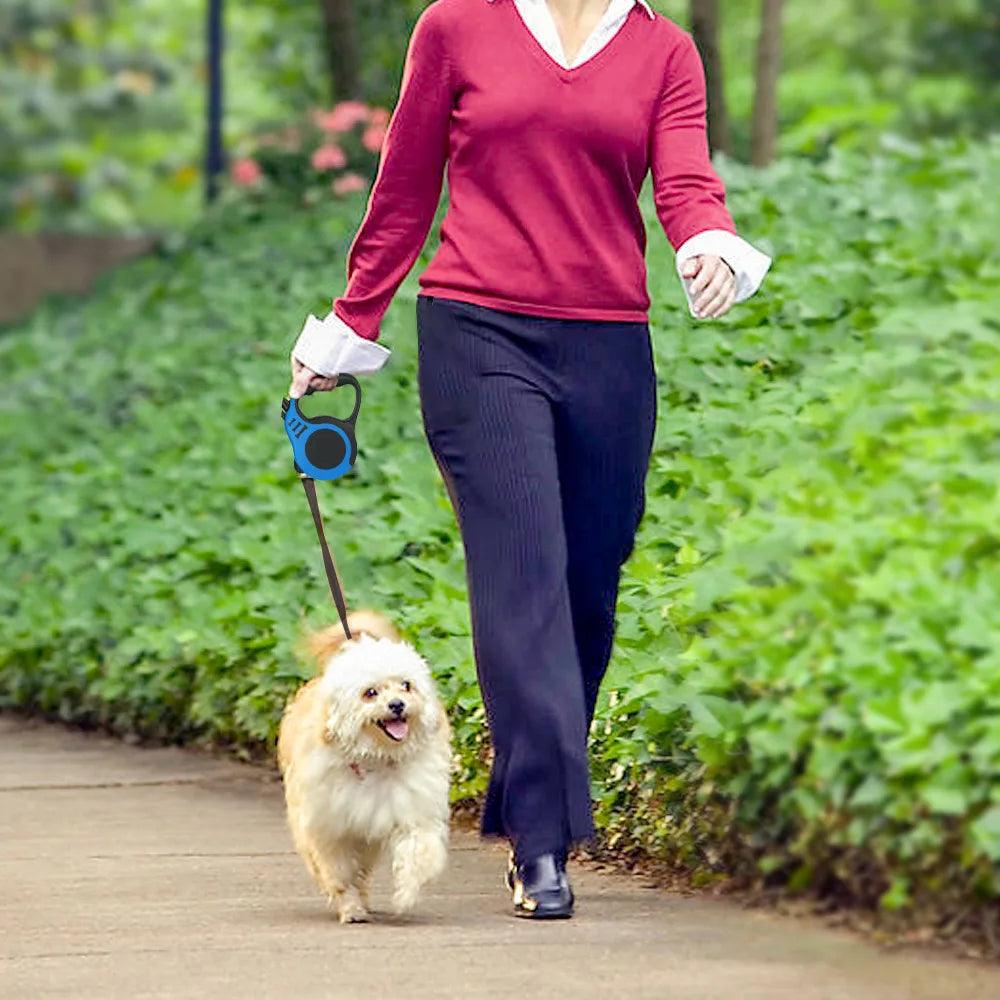 Trela para cães com controle de extensão - ORIENTE PRIME