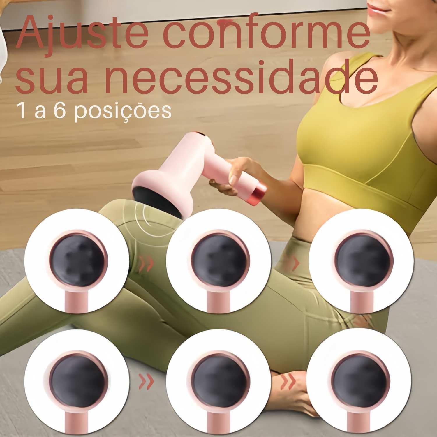 Massageador Elétrico Muscular Vibratório Corporal: Relaxamento e Bem-Estar em Casa - ORIENTE PRIME