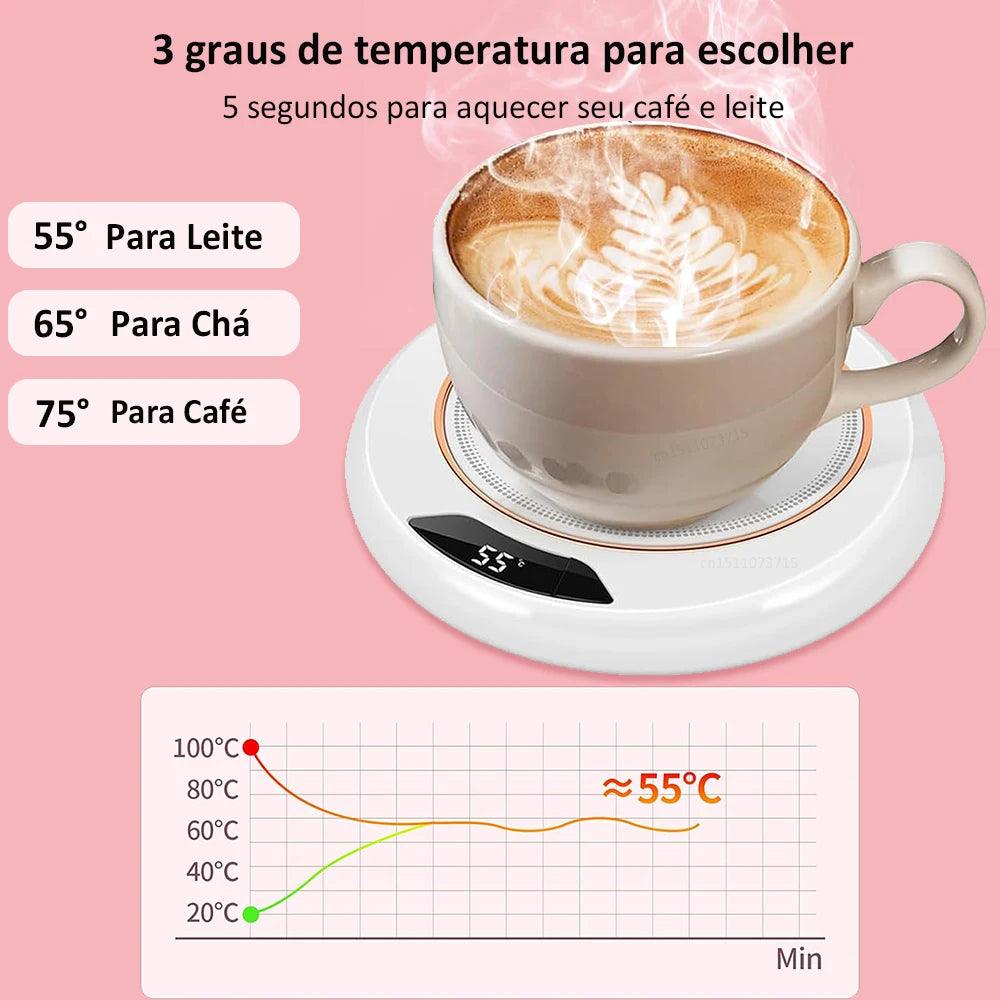 Aquecedor de Caneca USB para Café, Chá e Leite - ORIENTE PRIME