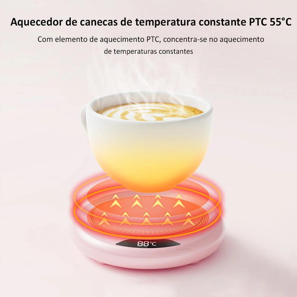 Aquecedor de Caneca USB para Café, Chá e Leite - ORIENTE PRIME