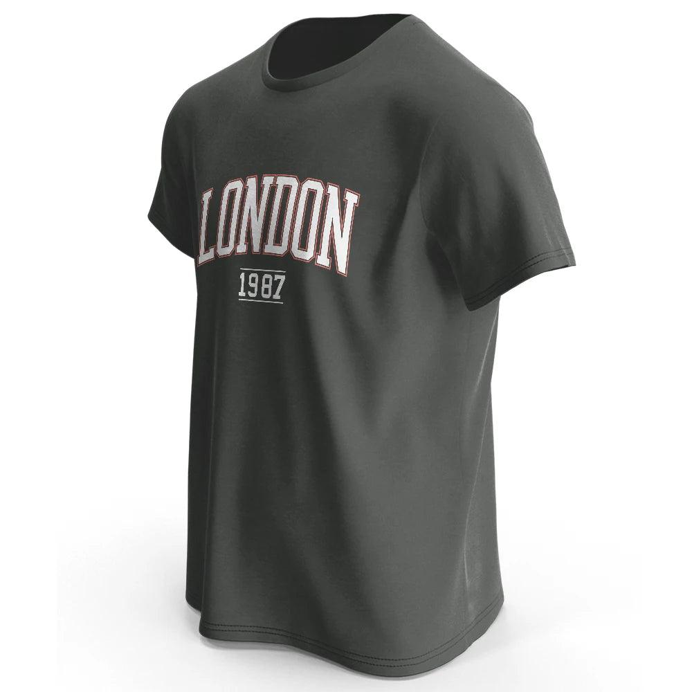 Camiseta Vintage London 1987: Moda Masculina Exclusiva e Confortável - ORIENTE PRIME