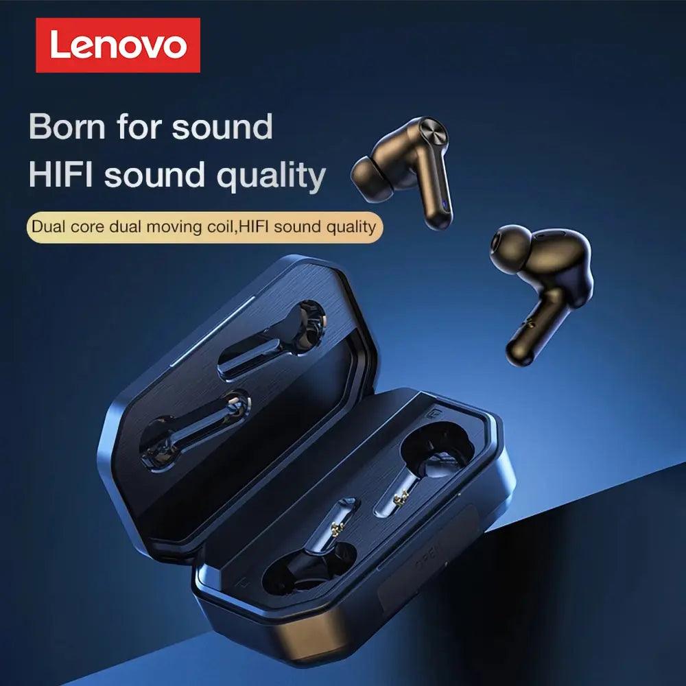 Lenovo LP3 Pro Earphones TWS Bluetooth 5.0 Wireless HIFI Music Headset Display 1200mAh Bateria - Fones de ouvido para jogos - ORIENTE PRIME