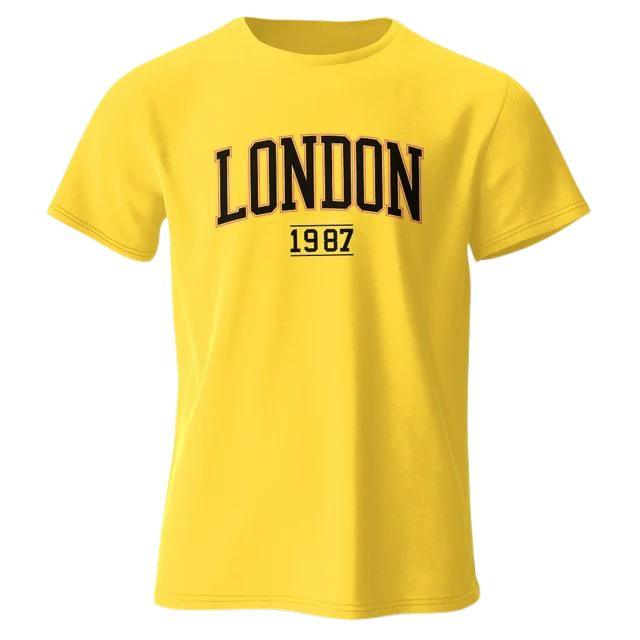 Camiseta Vintage London 1987: Moda Masculina Exclusiva e Confortável - ORIENTE PRIME