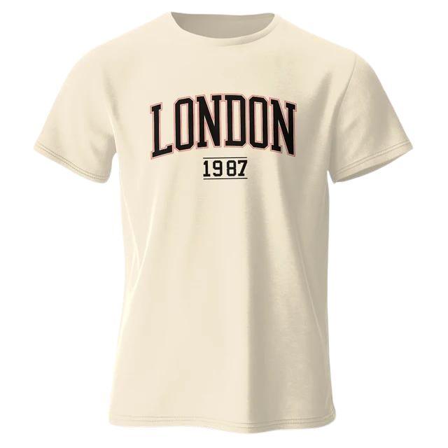 Camiseta Vintage London 1987: Moda Masculina Exclusiva e Confortável - ORIENTE PRIME