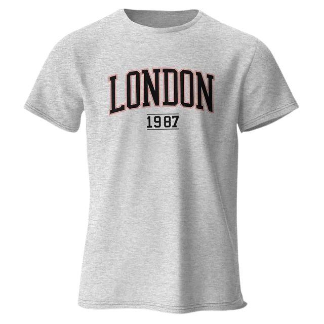 Camiseta Vintage London 1987: Moda Masculina Exclusiva e Confortável - ORIENTE PRIME