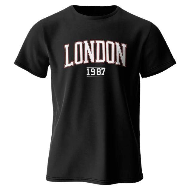 Camiseta Vintage London 1987: Moda Masculina Exclusiva e Confortável - ORIENTE PRIME