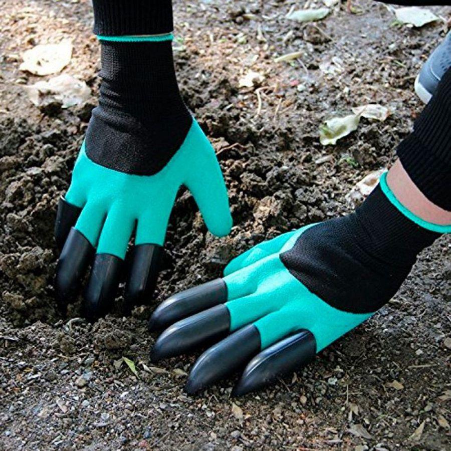 Luva Para Jardinagem Com Garras Cavar Jardim Planta Protetora - ORIENTE PRIME