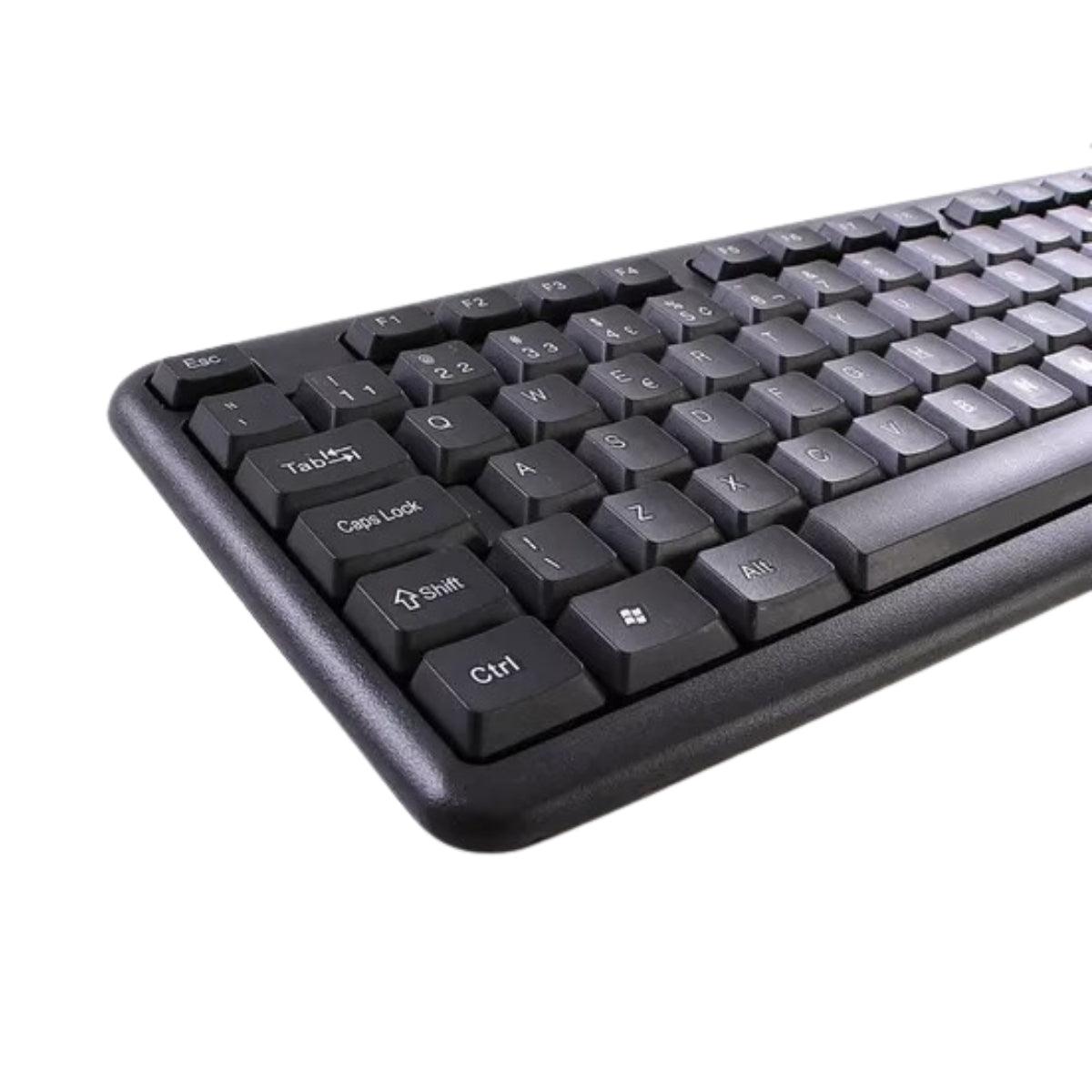 Kit Mouse e Teclado com Fio USB Lehmox Ajustável Informática - ORIENTE PRIME