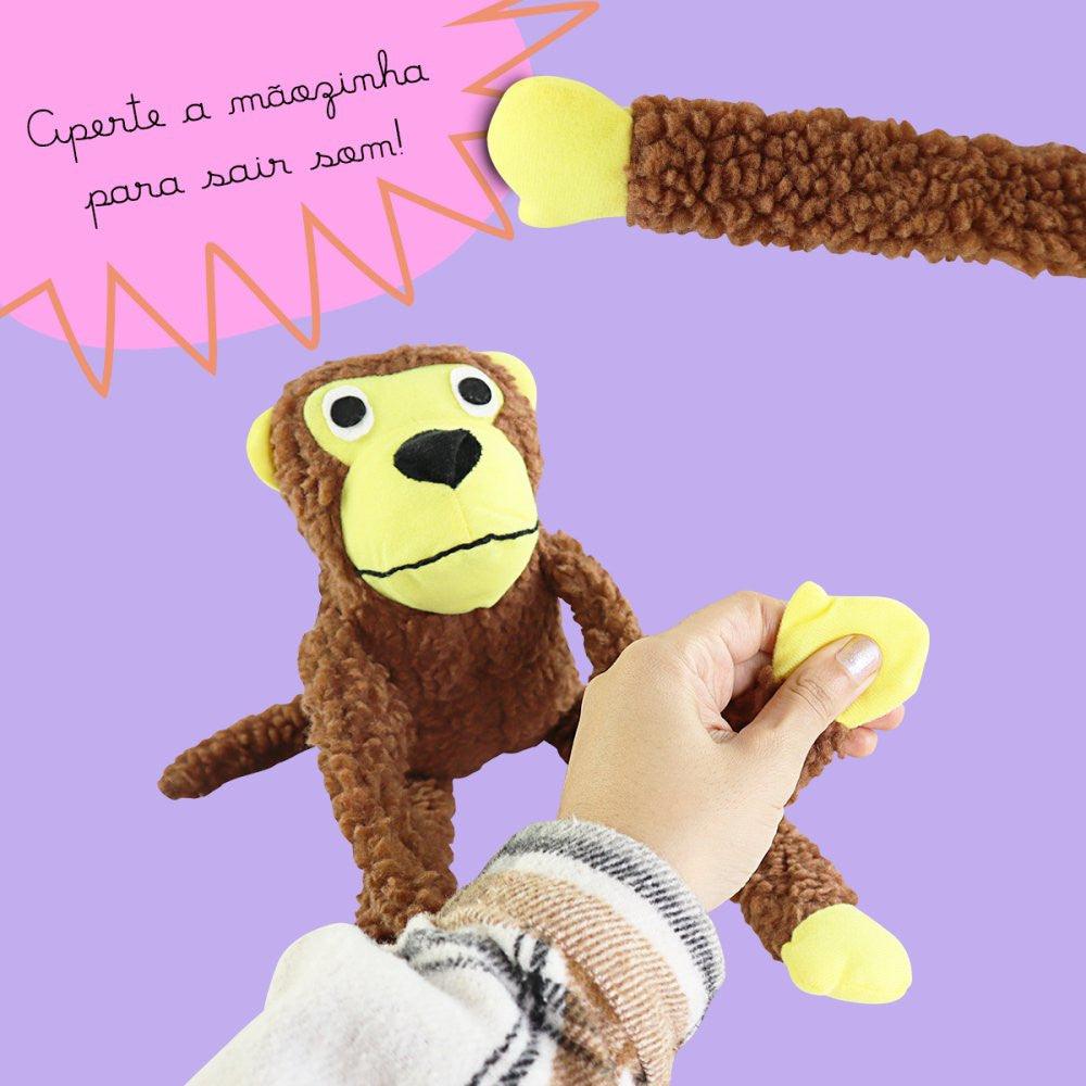 Brinquedo Pet Mordedor Macaco para Pet Grande - ORIENTE PRIME